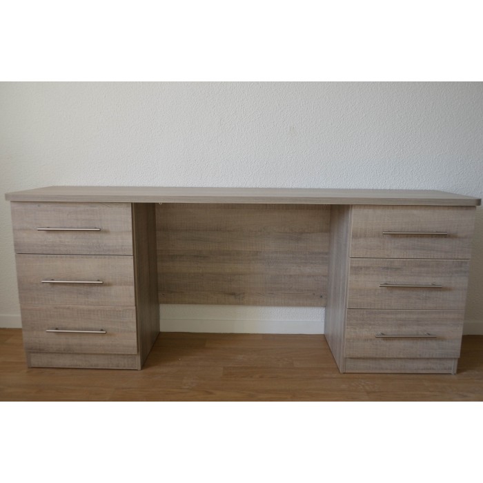 Ensemble bassinette et bureau double Como Tête Droite Vintage White