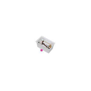 BAC BLANC DE 15 cm DE HAUTEUR